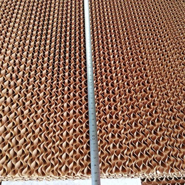 Парниковый охлаждающий коврик, Испарительный гофрированный охлаждающий коврик для птицы, воздушный охлаждающий коврик