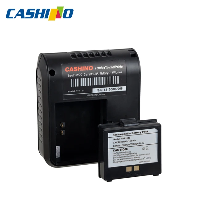 Cashino 80mm  PTP-III qr code bluetooth printer mini printers wireless pos printer thermal line printing
