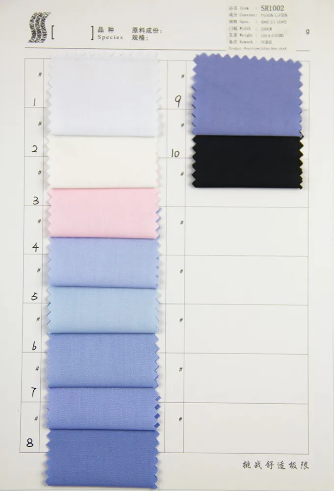 poly/cotton twill soft fabric for Workwear Clothing