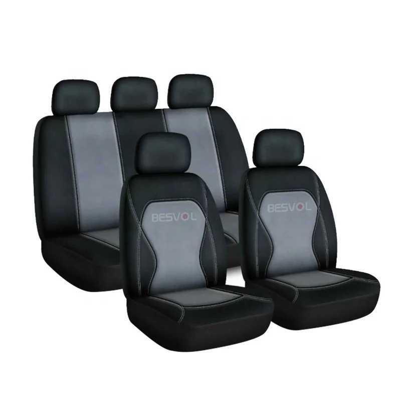 Универсальные кожаные чехлы на автомобильные сиденья с индивидуальным дизайном, искусственная микрофибра, универсальный внешний вид кожи