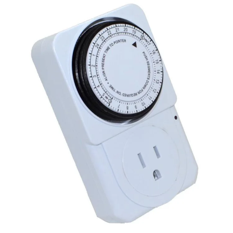 24 hours mechanical digital timer for indoor plant grow home