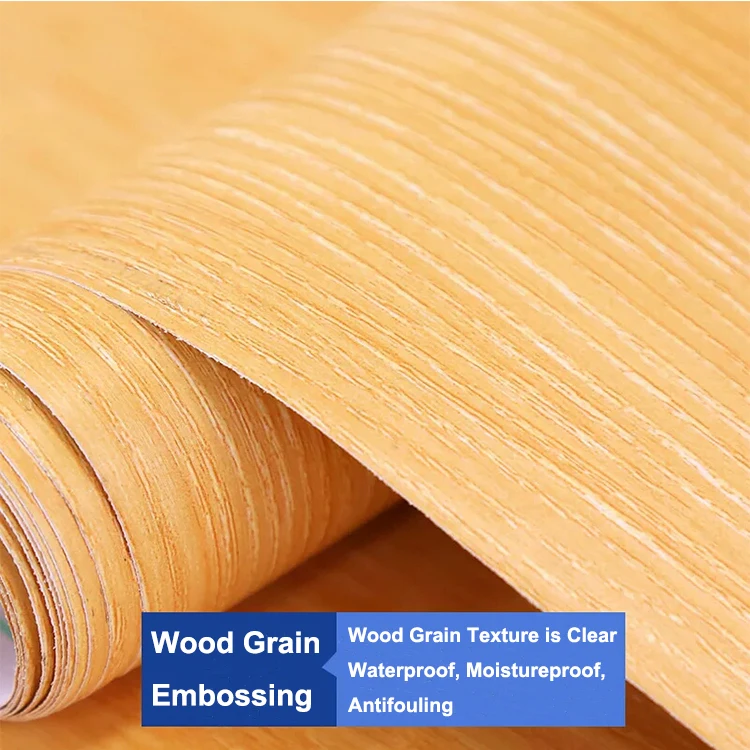 Wholesale Custom Design Good Wood Grain 3D Vinyl PVC Wall Paper Wallpaper