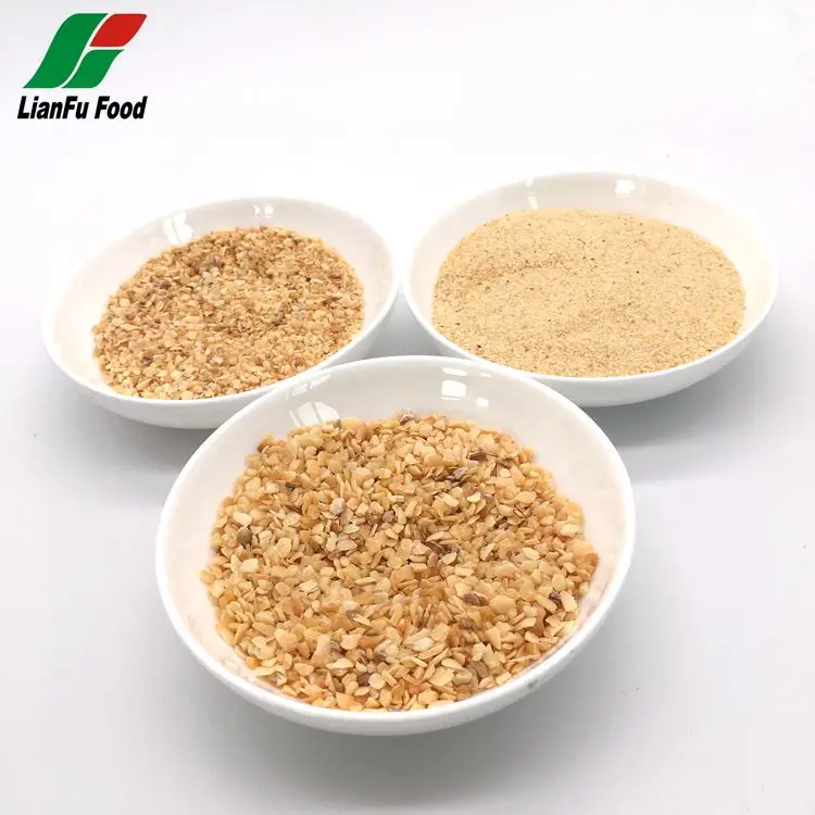 Factory made dehydrated garlic granules with different sizes G1 G2 G3 G4