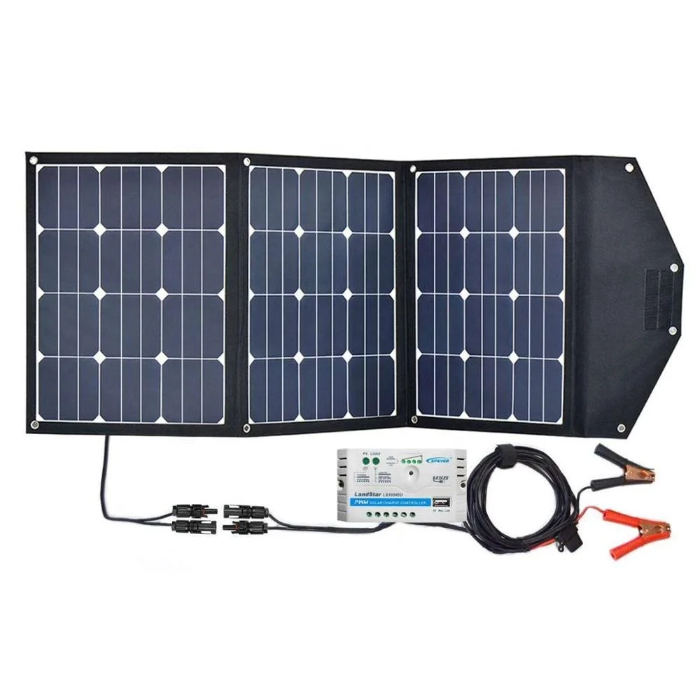 120w 12v pv folding solar kits  high quality foldable solar blanket for campers  Smartphone digital camera tablet