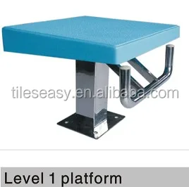 swimming pool platform, ladder accessory