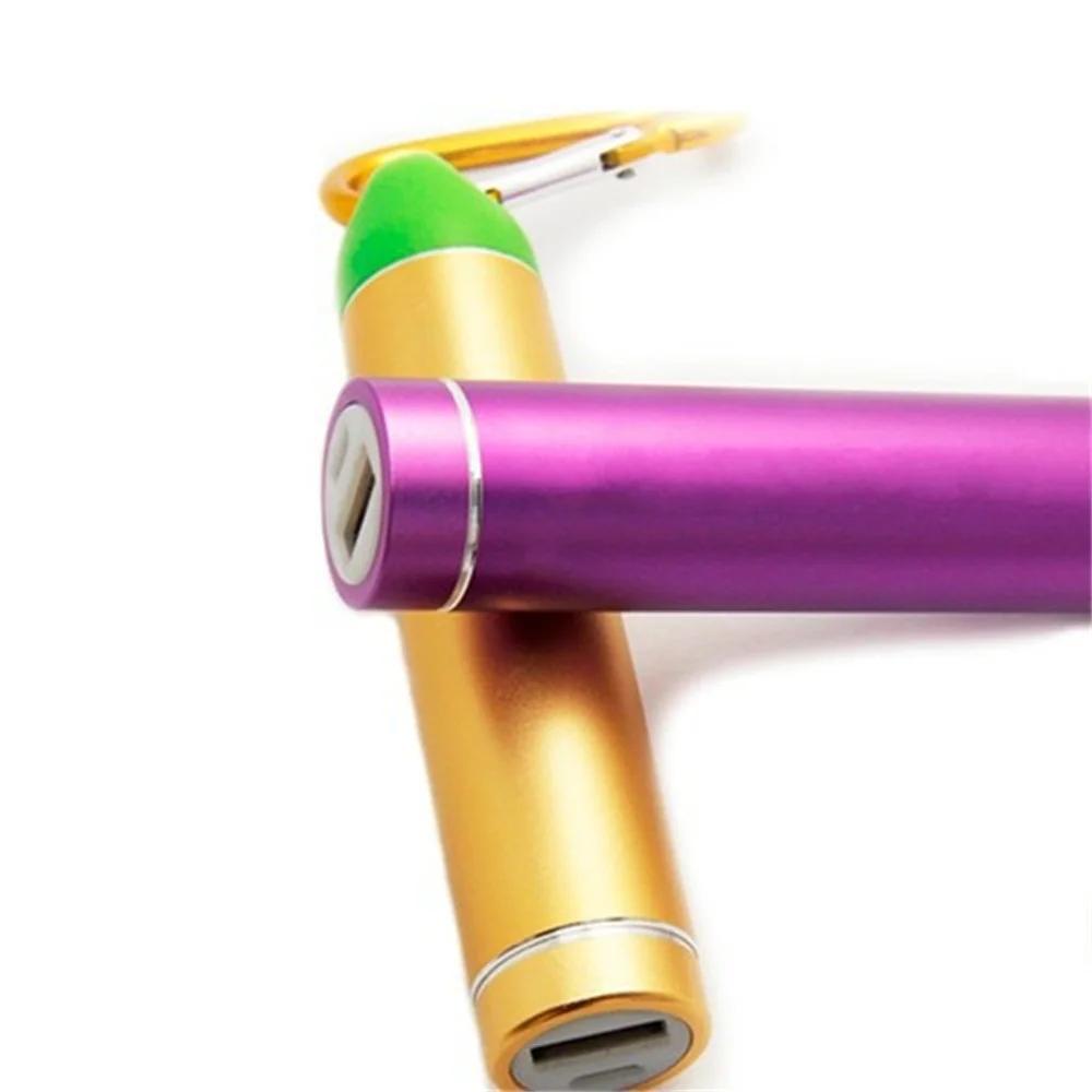 Aluminium Cylinder Cheap Portable Powerbank 2600 Mah Chargers, Batteries & Power Supplies