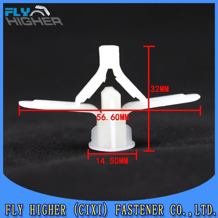 Nylon toggle anchor/Butterfly spring nylon anchors