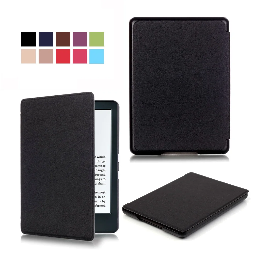 Чехол-книжка для Kindle Paperwhite 2016 Voyage Книга Стиль PU кожаный чехол для Kindle Oasis чехол с авто сна