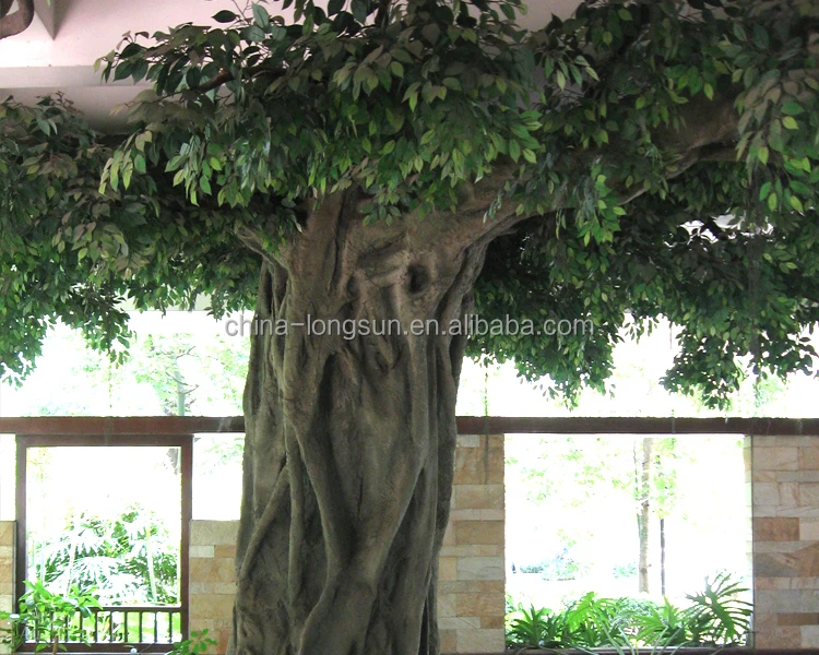 WS16041201 изготовление нестандартного размера сад декоративных высокая подражали fibeglass искусственный фикус деревьев