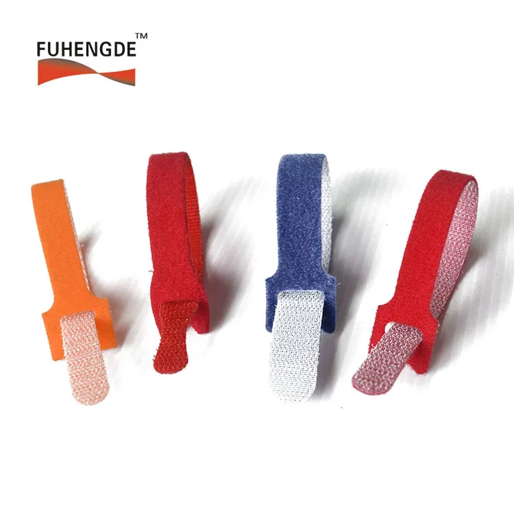 Reusable Hook and Loop Cable Ties with Microfiber