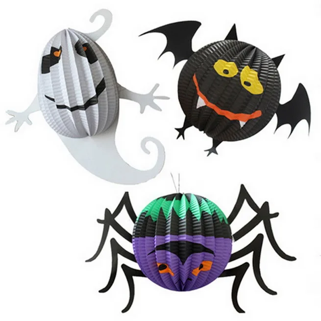 Halloween Accordion Wall Lamo Lantern Watermelon Paper Lantern