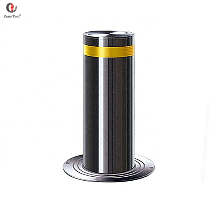 Zento Manufacture K4 K6  Retractable removable traffic  Road Blocker Automatic Hydraulic Road Bollard