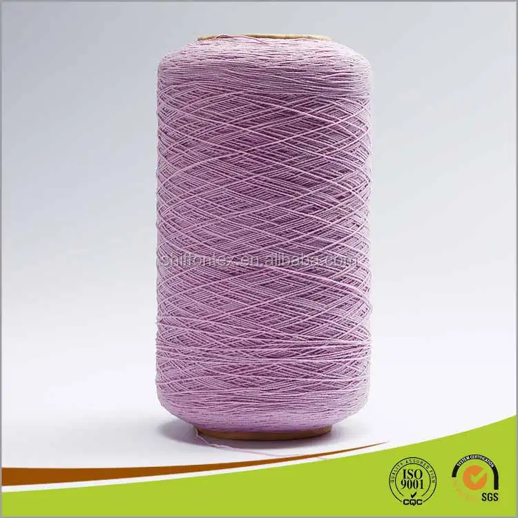 Shaoxing Textile 90#/100/2 Rubber Coated Yarn Double Coated Yarn