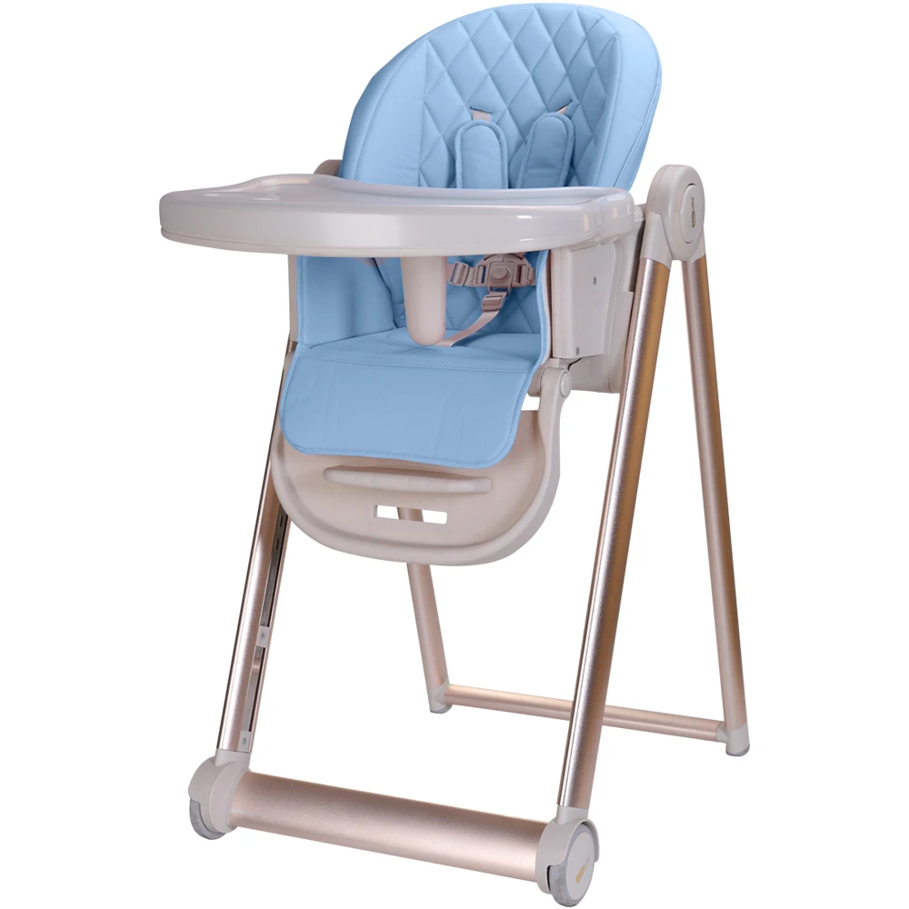 multi-functional kid high chair baby dinning with adjustable leg height