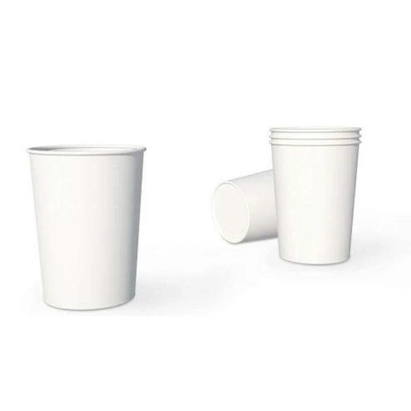 Disposable Hot Water Coffee Paper Drink Cup White