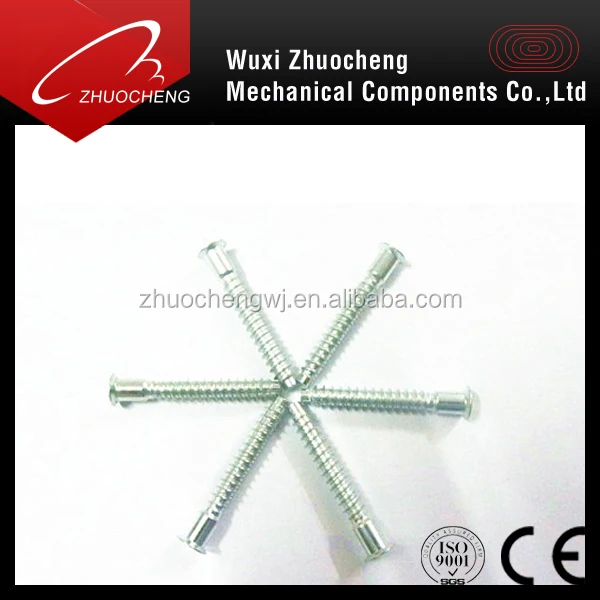 Galvanized carbon steel confirmat wood screw for furniture