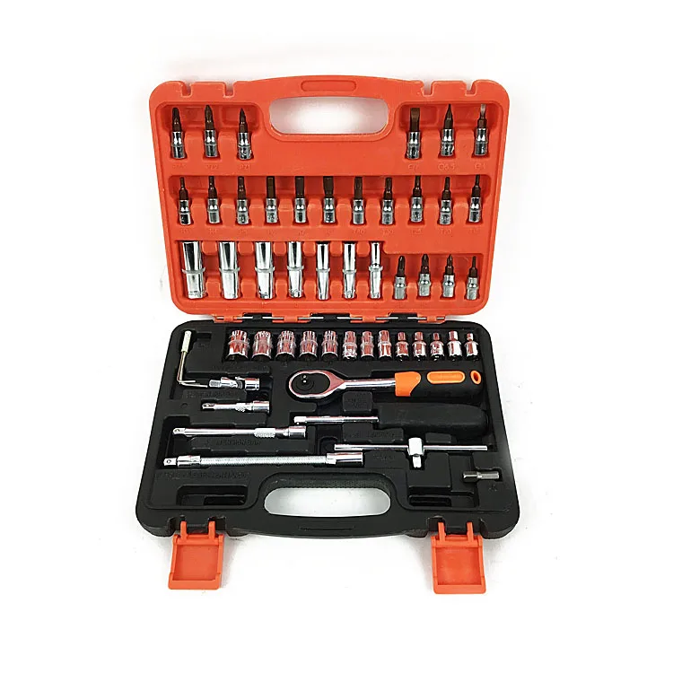 53pcs Wholesale Mechanical Socket Spanner Set Tool Boxes