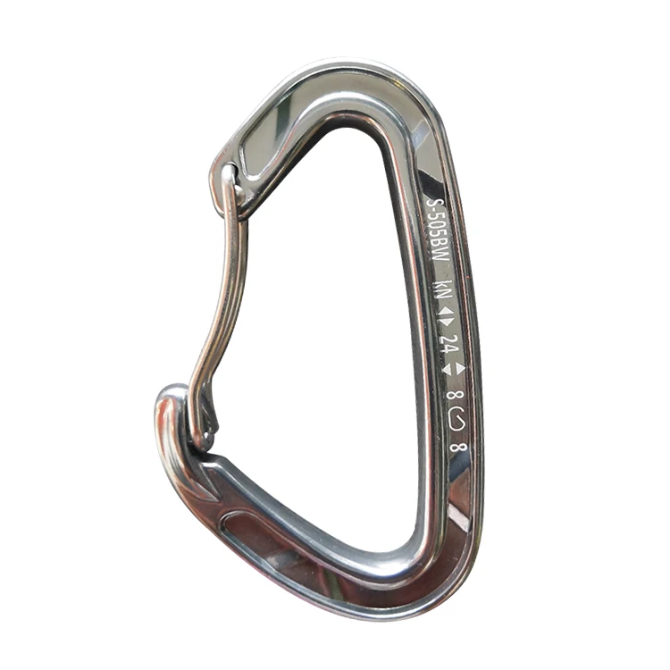 Lightweight climbing aluminium auto lock carabiner Carabiner Multi Tool D shape