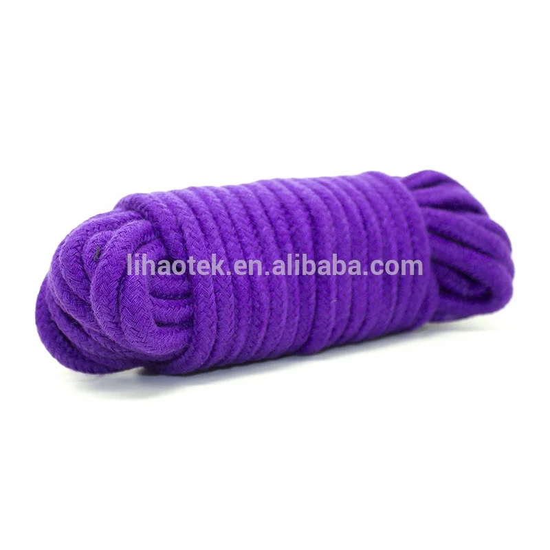 
Bondage BDSM Kit 100% Cotton 5/10 Meter Red Black Purple Pink Sex Rope for Sale 