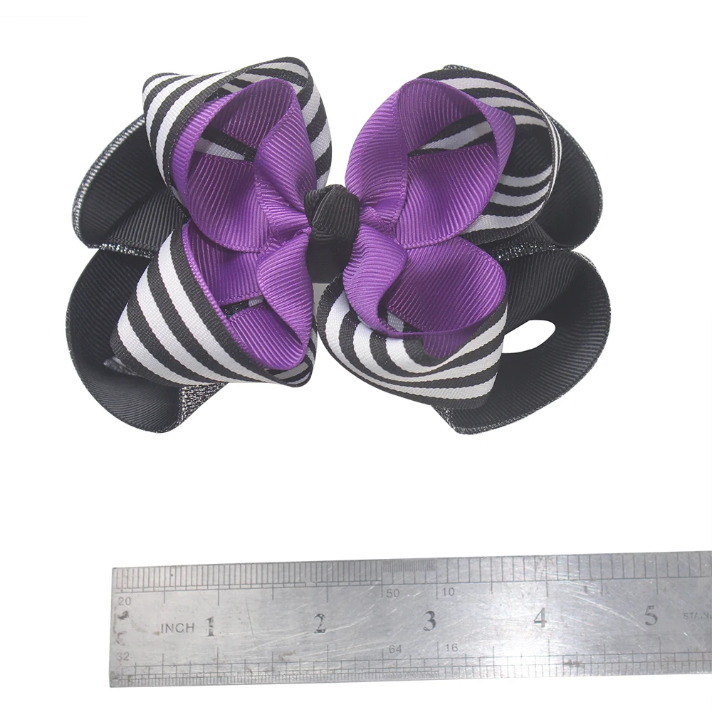 boutique hair bows glitter fabric bows 4 inch hair bows made by ribbon with clip