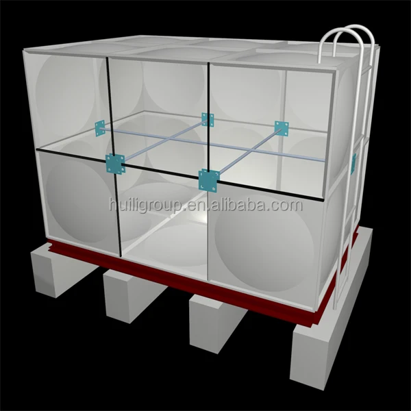 Fiber Glass Water Storage Tank PVC Water Tank Stand Tanque de Almacenamiento 500 1500 m3 Water Tank 500 1500 Liter