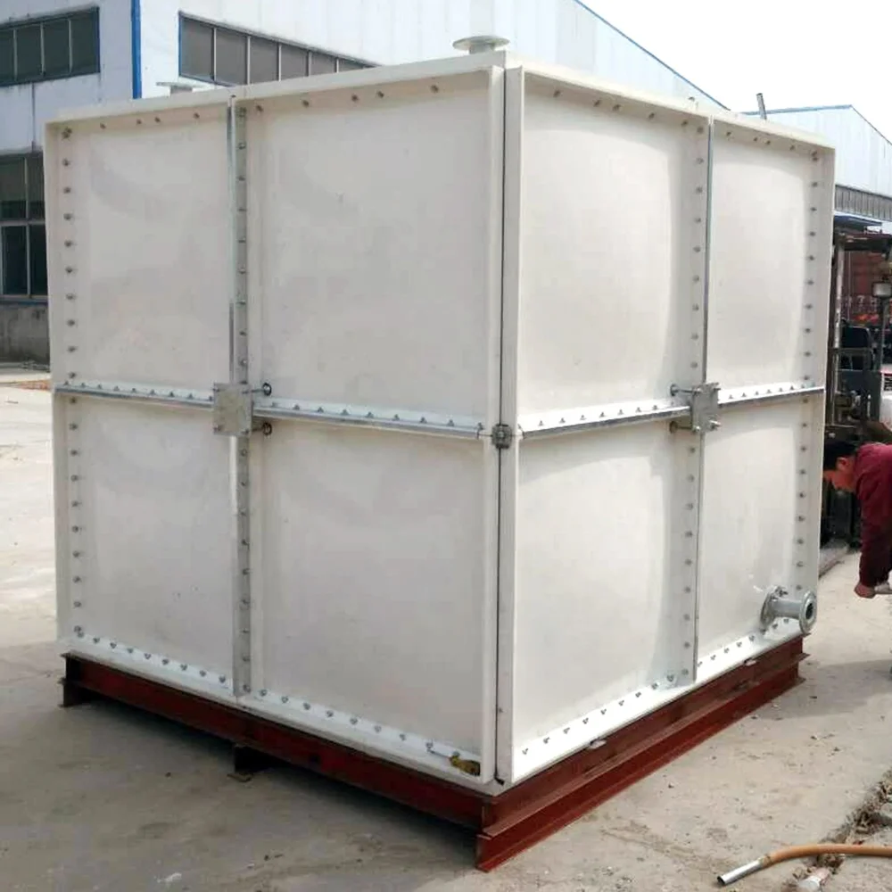 Useful Frp 10m3 Latest Fiberglass Bottom Price Smc Panel Water Storage Tank