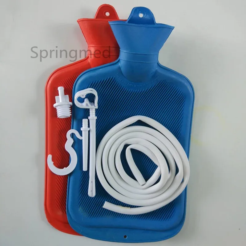 2L rubber enema bag kit hot water bag Douche Kit Enema Kit for Coffee enema
