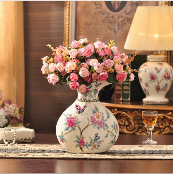 Creative home American country retro ceramic vase