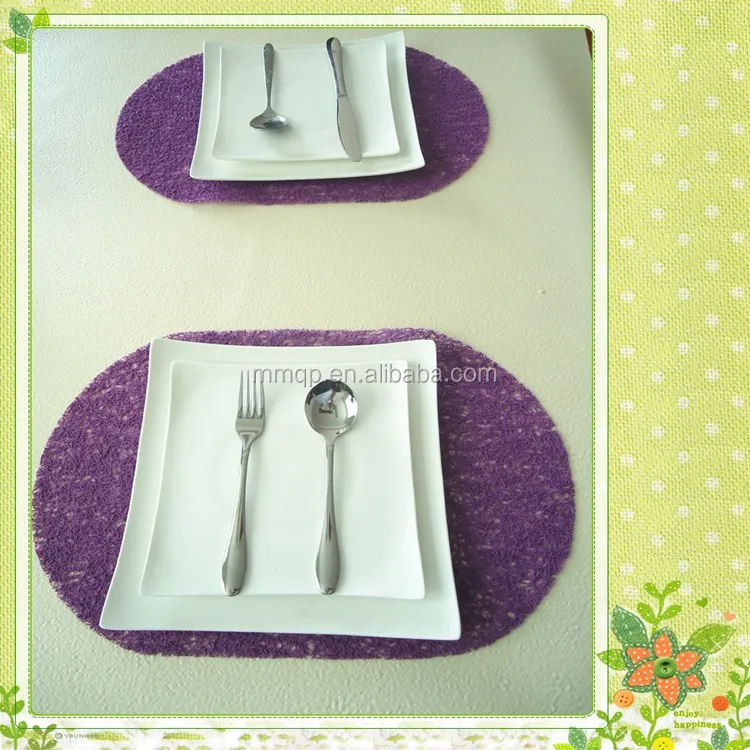 Home decor Овальный кофе ПВХ antifatigue стол салфетки