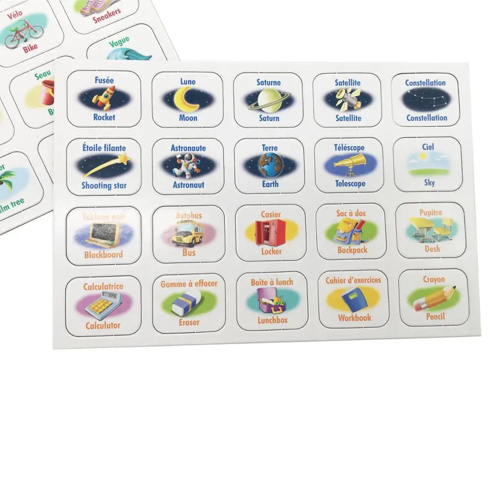 custom cardboard tile and token for kids