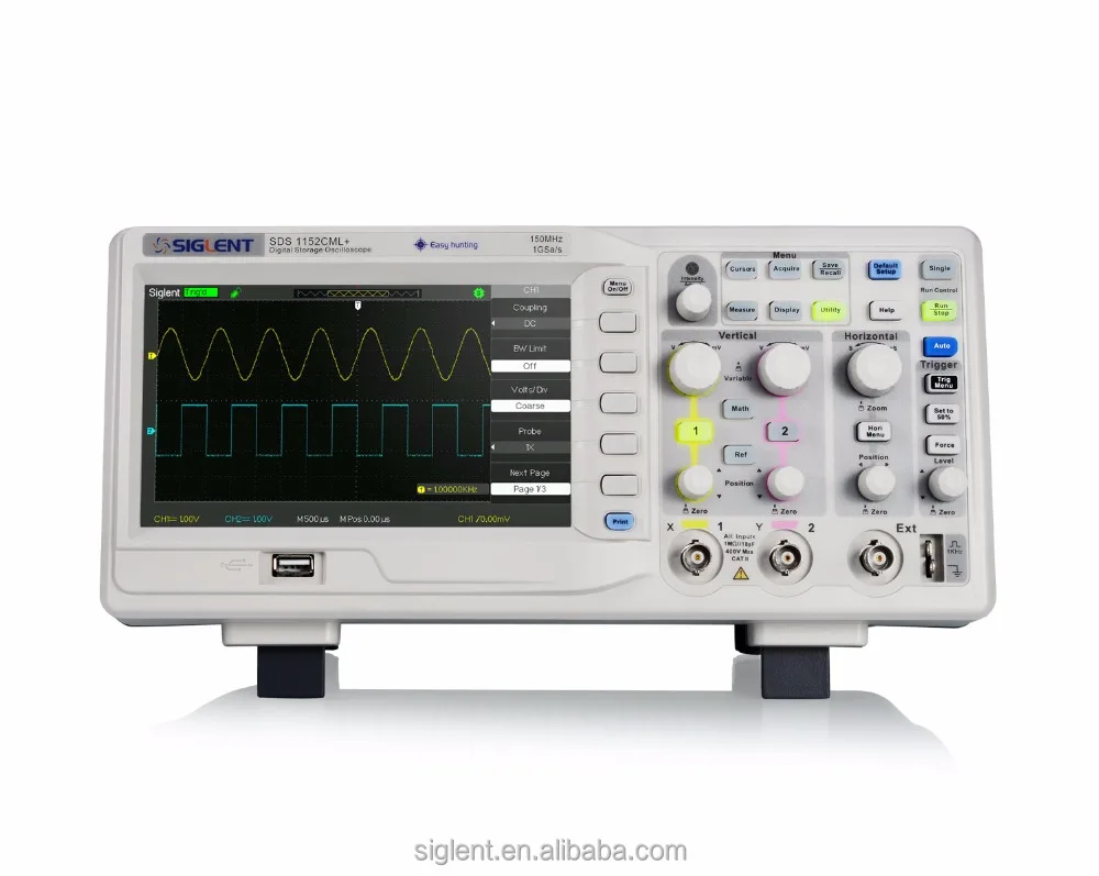 Siglent SDS1152CML+, 150 MHz digital oscilloscope,