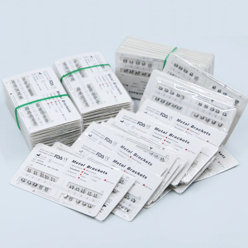 
Orthodontic Mim Mesh Base Bracket with sand blast ( 80 mesh base ) 