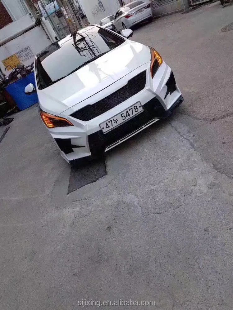 High quality unpainted color car body kit for sonata 9 big bodykit for Hyundai sonata 2016-2017