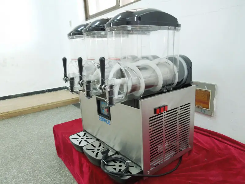 SPACE 3 tanks commercial slush puppy machine SC-3 110V 220V
