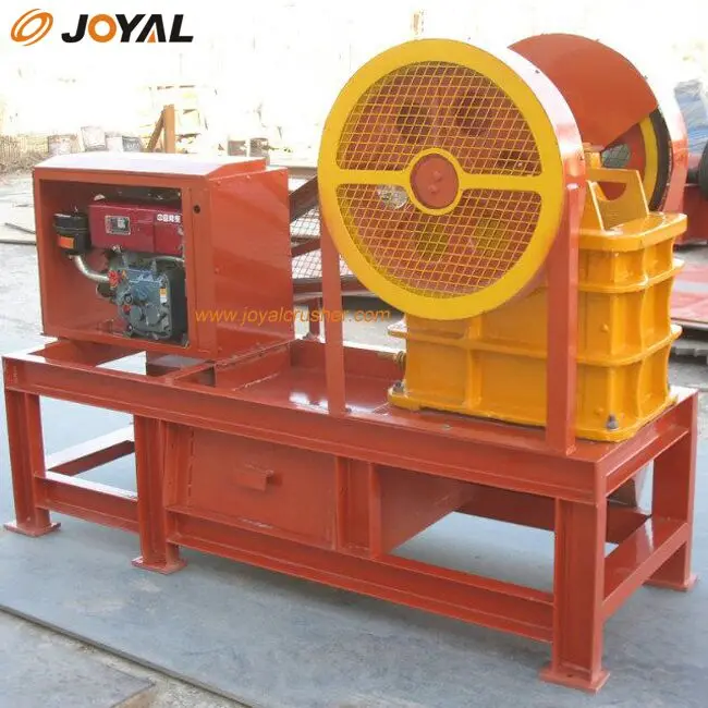 JOYAL High Crushing Effciency portable diesel engine stone crusher jaw crusher price