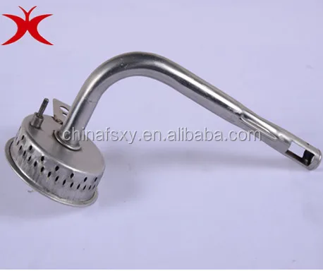 Stainless Steel straight double burner gas burner tube for barbecue stove