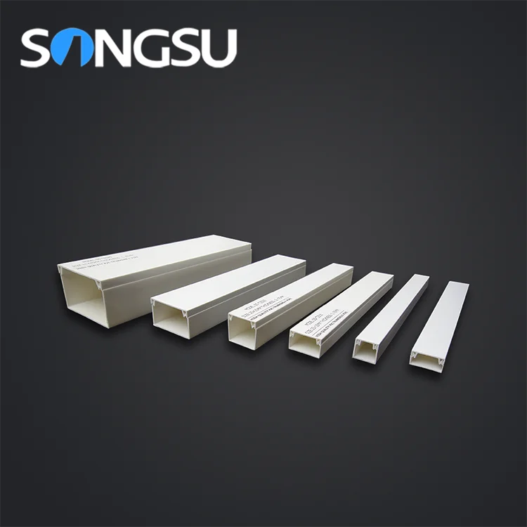 Строительный материал ПВХ кабель raceway канал для электрического использовать