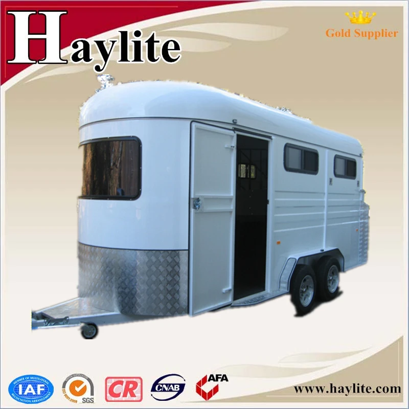 China horse box trailer with windows