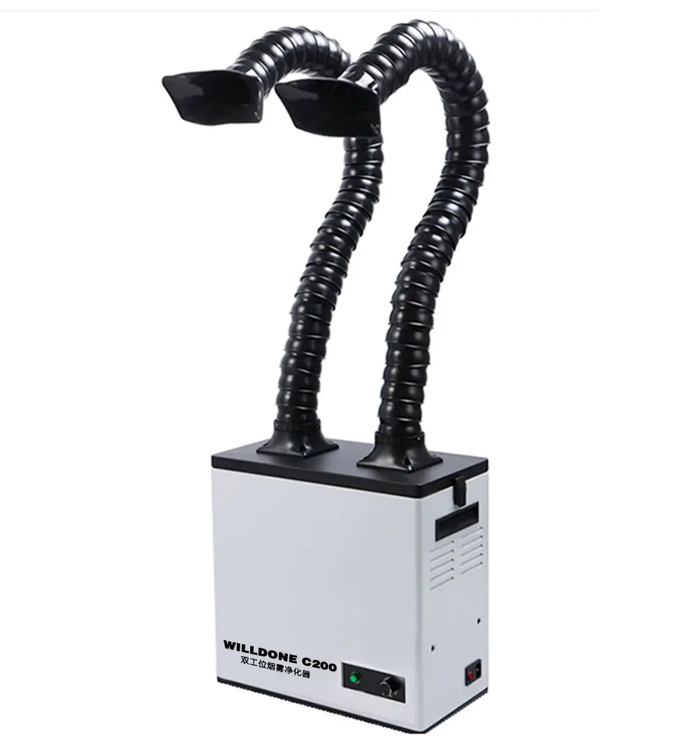 Portable Nail Beauty Hair Salon Eyelash Extension Fume Extractor Smoke Absorber