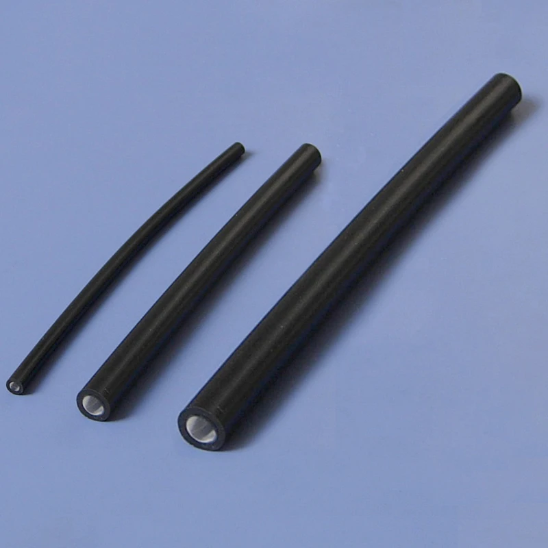 
big diameter plastic 3.0mm end glow fiber optic cable with black jacket for sauna 