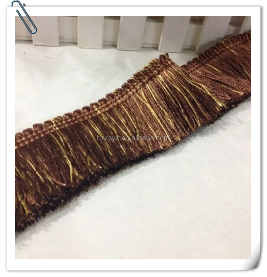 Brush Loop Tassel Fringe With Trimming For Cushions Brush Fringe