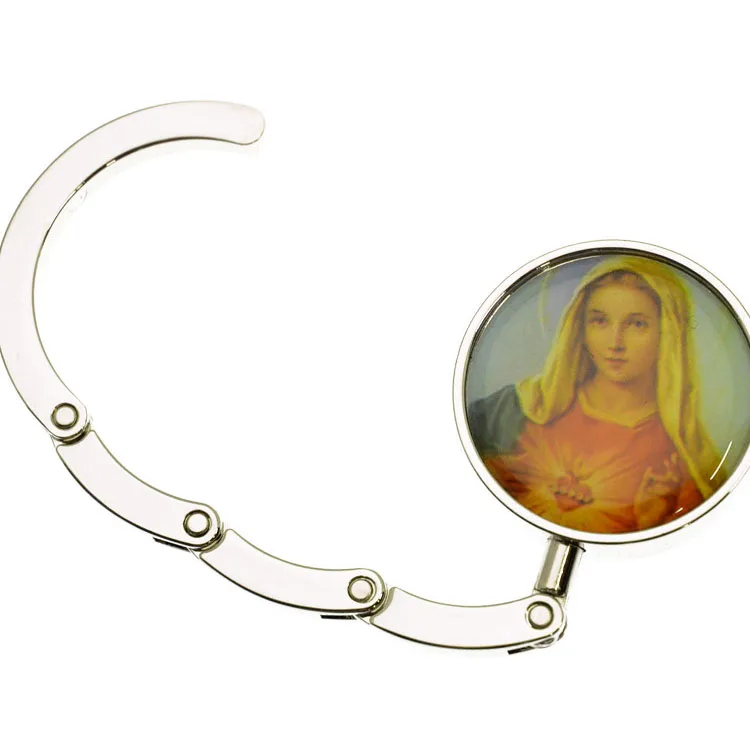 Fashion custom zinc alloy table bag hanger with hook