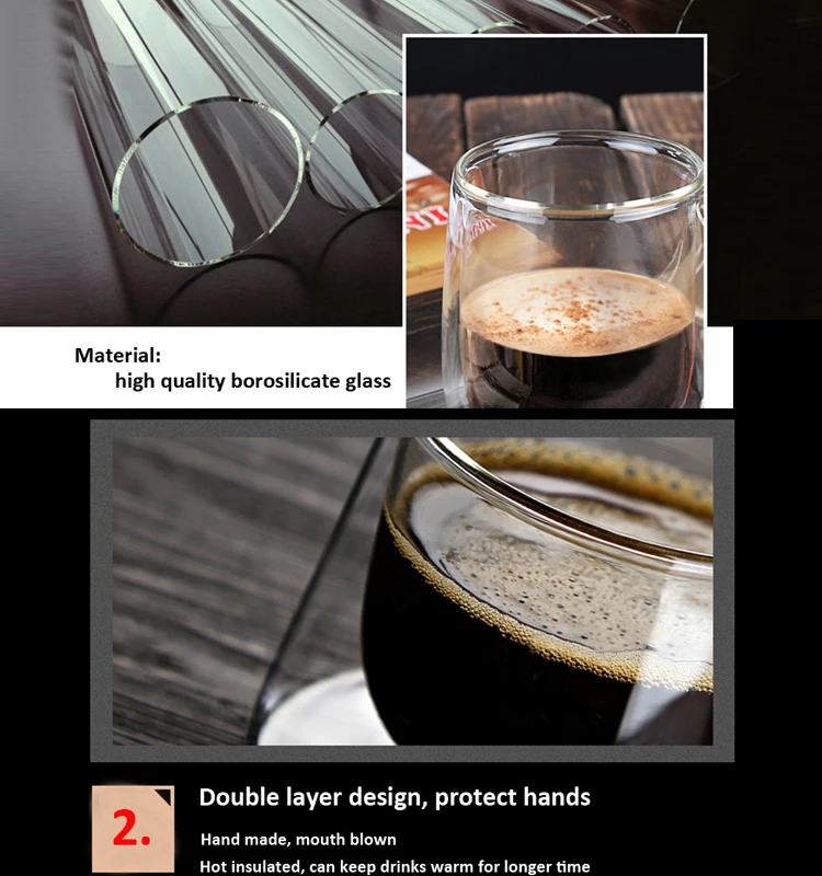 6 oz Kitchen Type Eco-Friendly Feature and Cups Type Glass Ice cream Cups
