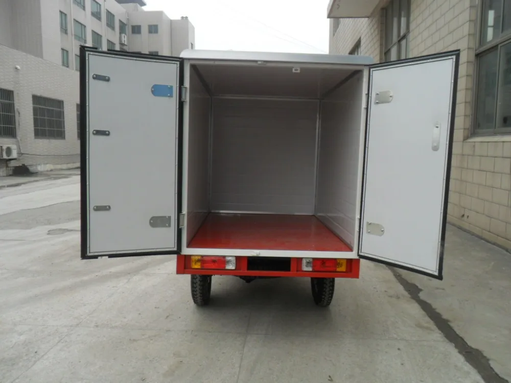 high quality Strong power cargo tricycle 3 wheel bicycle with closed box