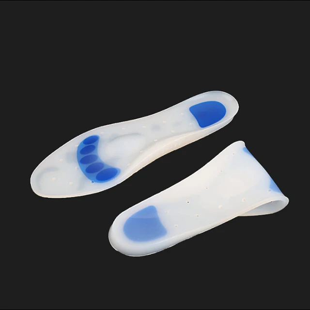 Full length Sports Silicone Gel Running Insole for flat feet Insoles Arch Support Orthopedic Plantar fasciitis