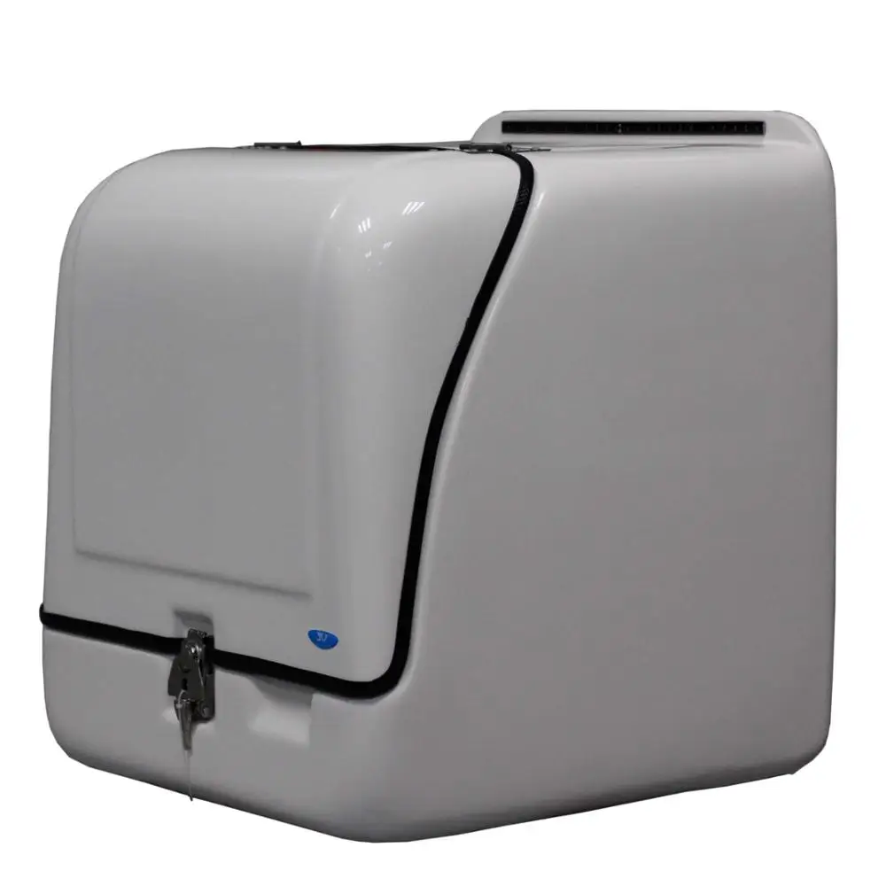 New FRP Material Pizza   for motorcycle   batter delivery  side  box   NO.JYB-03