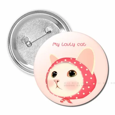 Factory direct sale custom metal/plastic magnetic pin button badge material