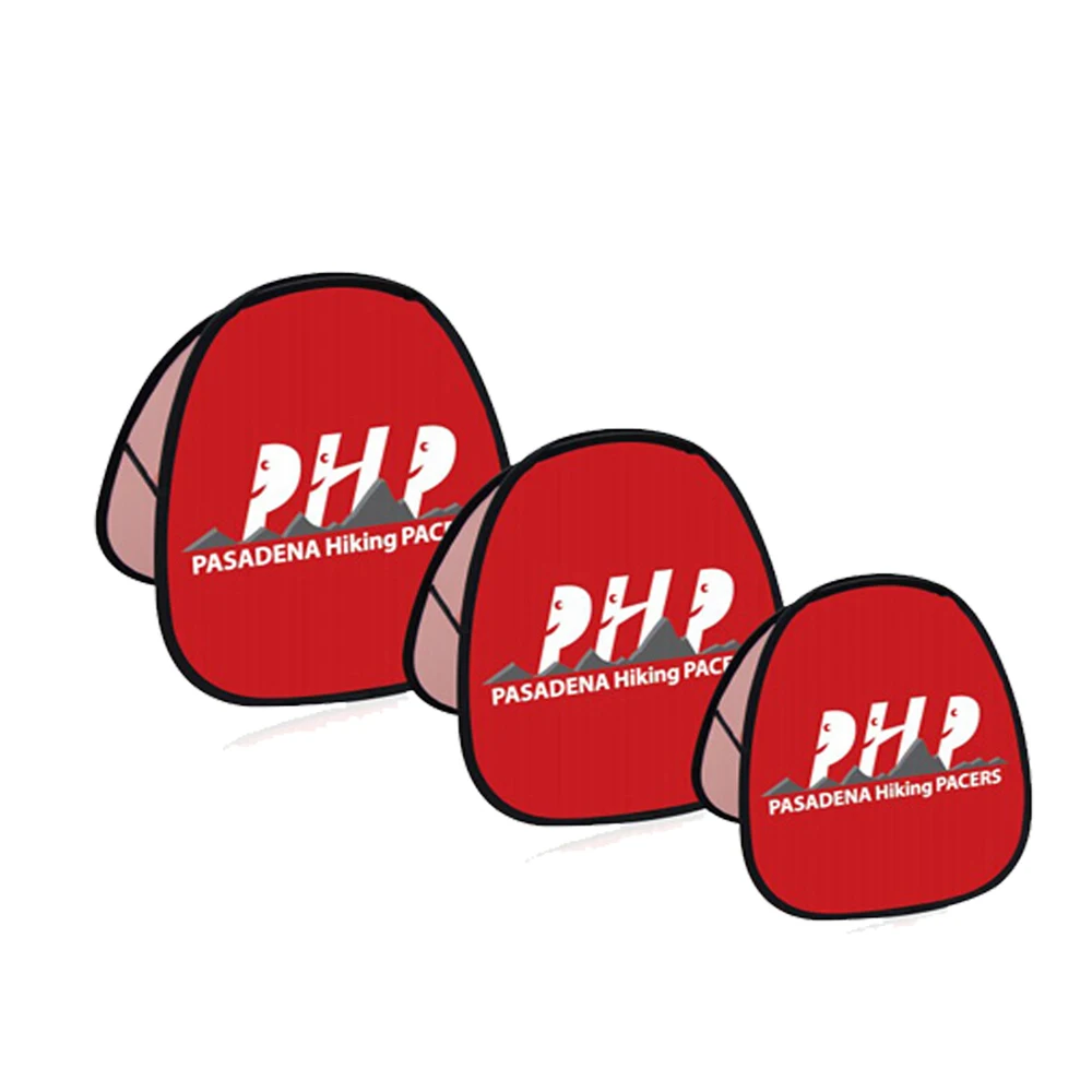 Free Design Outdoor roads golf race advertising custom logo full color print horizontal round vertical pop up a frame banner