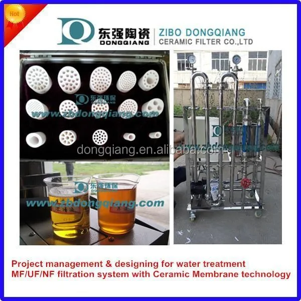 ceramic ultrafiltration membrane for fermentation broth clarification