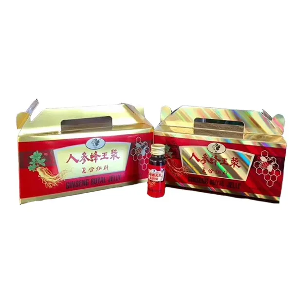 
Jinseng royal jelly oral liquid is a product for anti aging, delaying senility cosmetic usage 